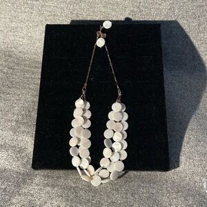 Nakamol Coin Shell Layer Necklace. NEW